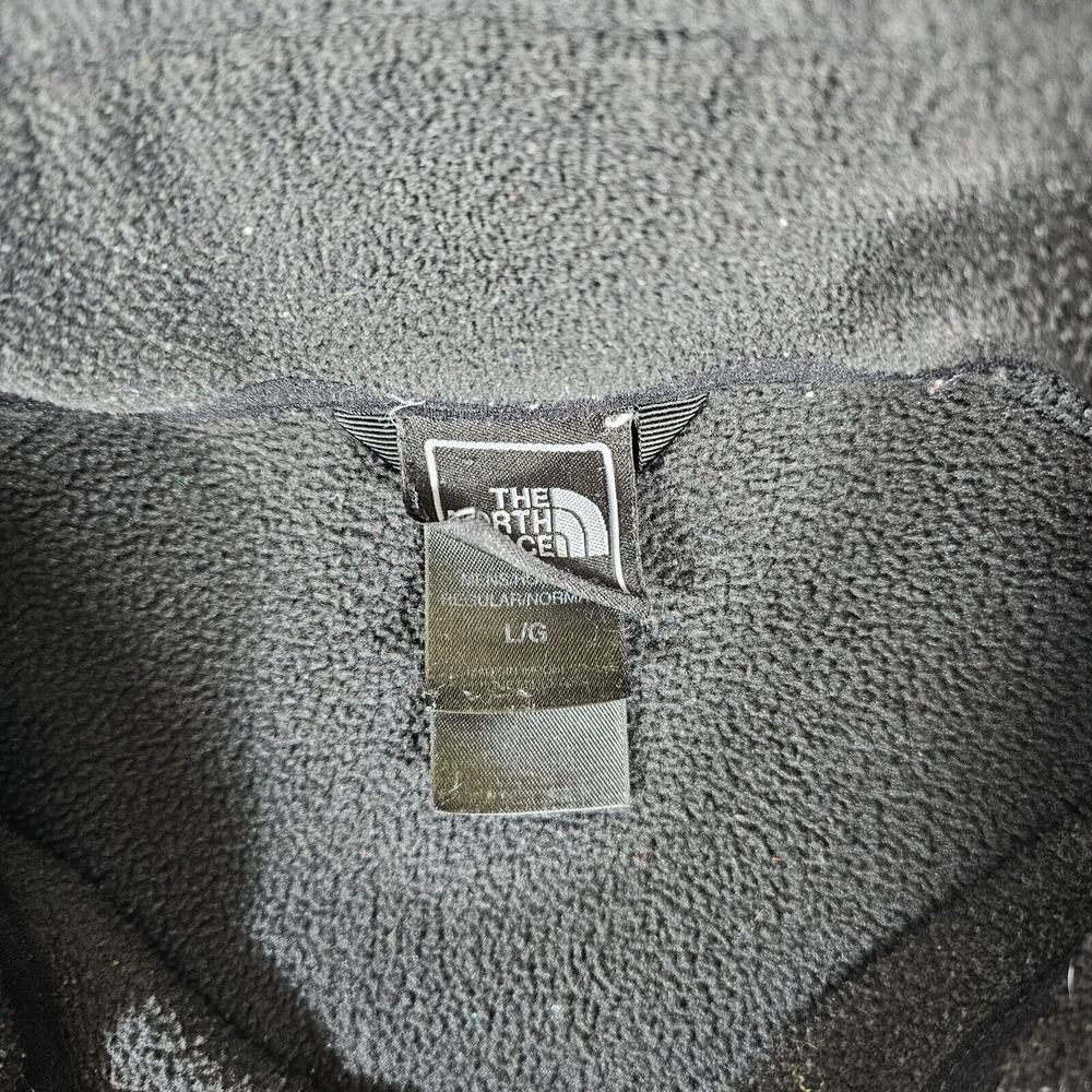 The North Face Reversible Fleece Zip Up Jacket Black Men's Size Large Outdoors - Picture 4 of 7